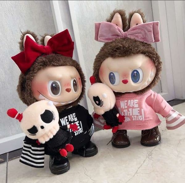 Popular Market 38Cm Labubu The Monsters Catch Me If You Like Me Cotton Vinyl Figurines Plush Doll Blind Boxes