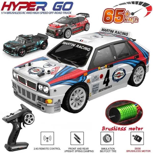 Hyper Go MJX 14301 14302 14303 114 4WD RC Car 65kmh Brushless 24G Remote Control Car Offroad High Speed RC Cars Truck Toy T250912