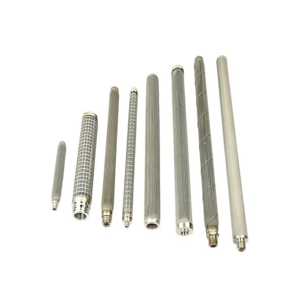 304 Stainless Steel Folded Filter Element For Hydraulic Oil Injection Pump Suction, High Temperature Steam Wave Plate Filter