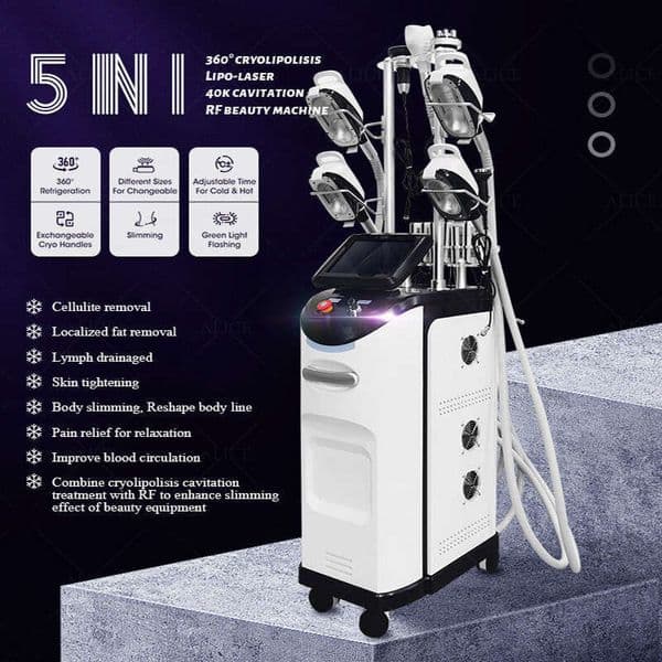 2025 Slimming Machine 360 Degree Fat Freeze Body 4 Handle Fat Cavitation