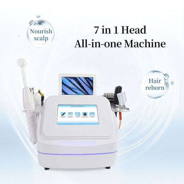 2025 Newest 7 In 1 Hair Growth Regrowth Machine Anti-Loss Analyzer Scalp Detection Promote Health Hair Growth Products Diode Hair Regrowth Therapy Beauty Device