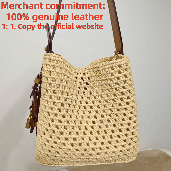 Raffias Woven Straw Shoulder Bag Luxury handbags Womens mens Designer bags tote fashion bag Top qual