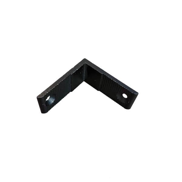 Design Oxidized Matte Black Aluminum Corner Bracket