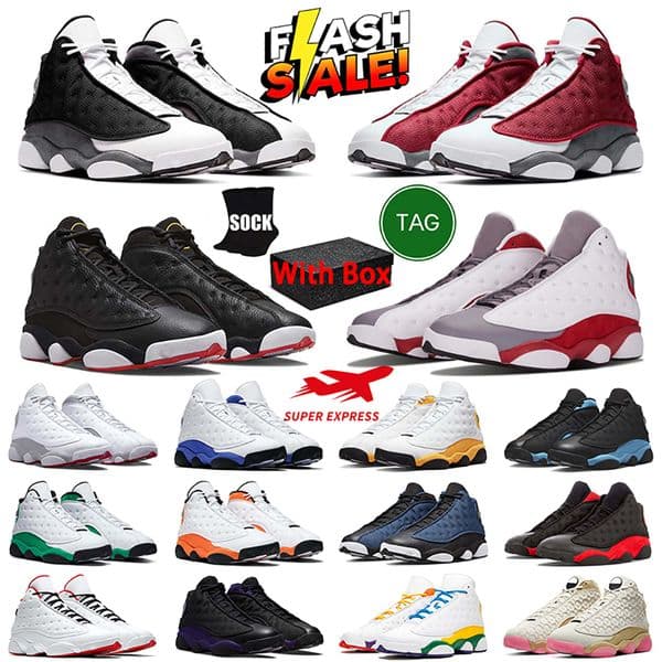 13s Men Basketball Shoes for Women 13 Black Flint Wheat Wolf Grey Playoffs Purple French Brave University Blue Bred Hyper Royal Mens Womens Trainers Sports