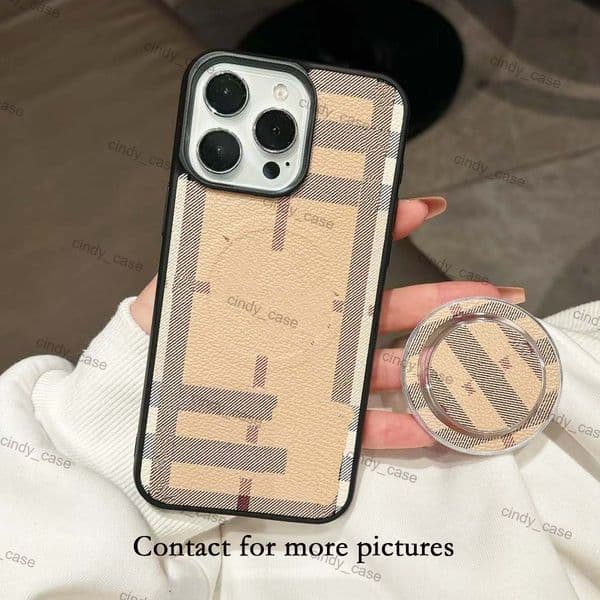 Luxury Phone Case with Magsafe and Kickstand for iPhone 17 Pro Max 17 Air 16 Pro Max 15 14 Plus 13 12 Pro Designer iPhone Case Good Grip Phone Protection for Men Women Gift