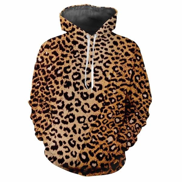 Avantgarde Leopard Print 3D Harajuku Hoodie Street Fashion Men Women Autumn Soft Comfortable Trend Hiphop Personality Hoodie 250915BJ