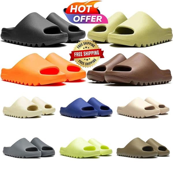 Designer Sandal Slides Slippers mens womens Onyx Bone Mineral Blue Resin Clog Desert Brown summer slides shoes Fashion Trainers free shipping