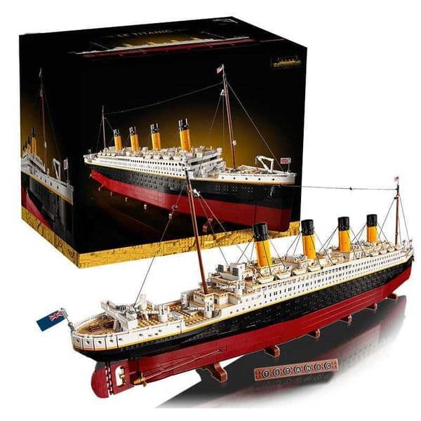 2026 New GSF 9090Pcs Titanic Giant Cruise Model Ship Building Blocks Adult Difficult Set Assembling Toys Boys And Girls Birthday Z250915 Toys