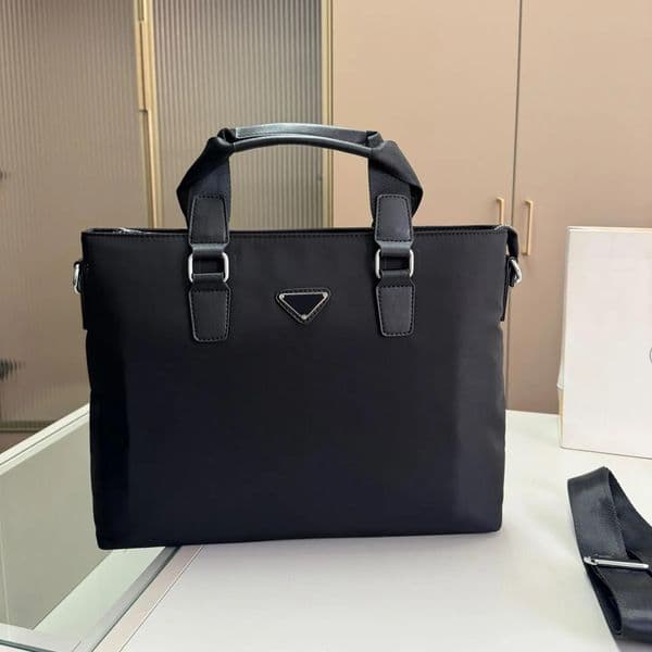 Mens Briefcase Designer Laptop Bag Womens Computer Bag Shoulder Bag Black Portable Simple Crossbody Handbag Business Laptop Bag Mens Messenger Bag CRG2509154F17