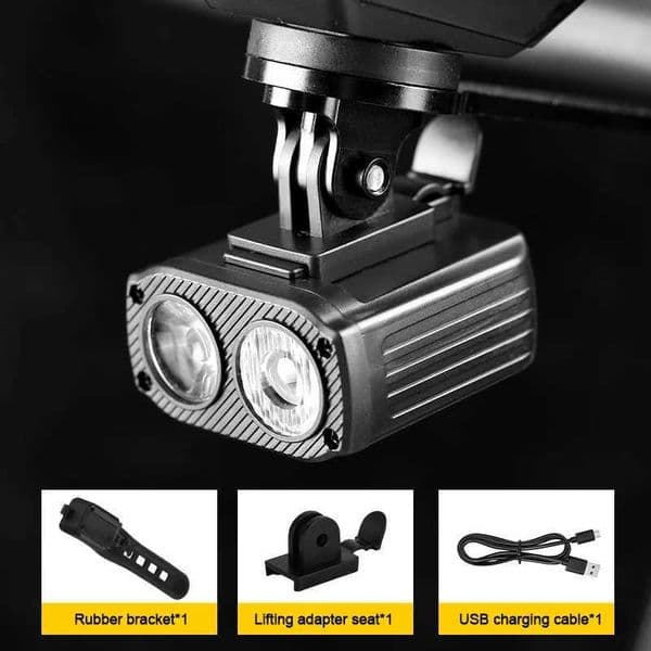 2024 NEW Night Cycling Safety Bicycle Light Bike USB Charge MTB Flashlight Bicycle Headlight for Cycling Bicycle Front Lamp W250915