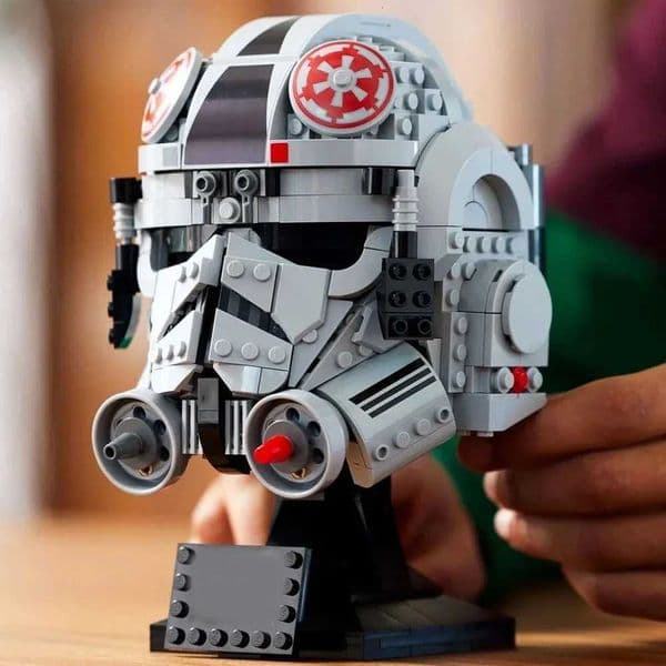 MOC ATAT Driver Helmet Building Blocks Bricks Diy Creative Assembly Model Decoration Ornaments Educational Festival Par Gifts Z250915