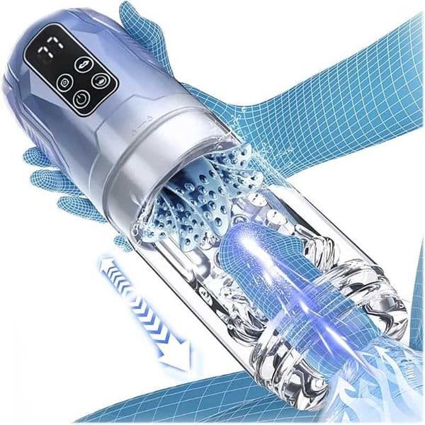 Automatic Male Masturbator Sex Toys for Men Masturbation Cup Penis Pump Sucking Vibrating Thrusting Male Vibrator Blowjob Toy 18