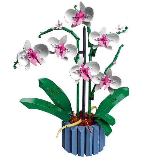 NEW 608pcs Orchid Flower Bouquet Plant Decor Building Set 10311 Ideas Assembled DIY Bricks For send girlfriends gifts Z250915