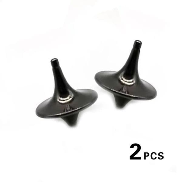 2PCS Movie Totem Metal Gyro Silver Hand Spinning Top Fingertips Small Cyclone Gyroscope Fidget Toys For Children Gifts 250912BJ