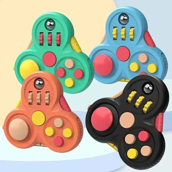 Colorful Hand Spinner EDC Fidget Spinner Rainbow Spiner AntiAnxiety Toy For Spinners Focus Relieves Stress ADHD Finger Spinner 250912BJ