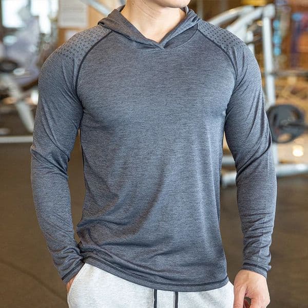 KAMB Mens Jacket Hoodies Long Sleeve Tshirts Clothes Quick Dry Breathable Sports T Shirt For Men 250915BJ