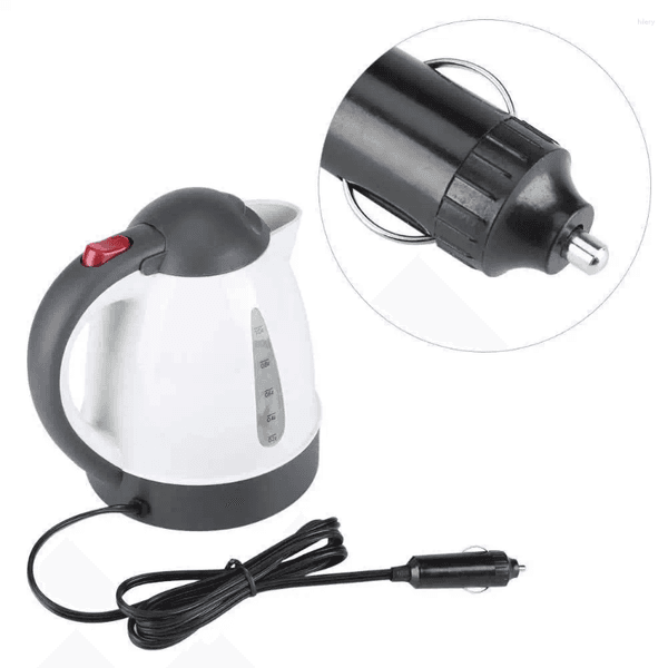 Water Bottles 1000 ML Car Truck Heater Kettle Auto Shut-Off 12/24 V Tea Coffee Large Capacity 250 W For Drinks