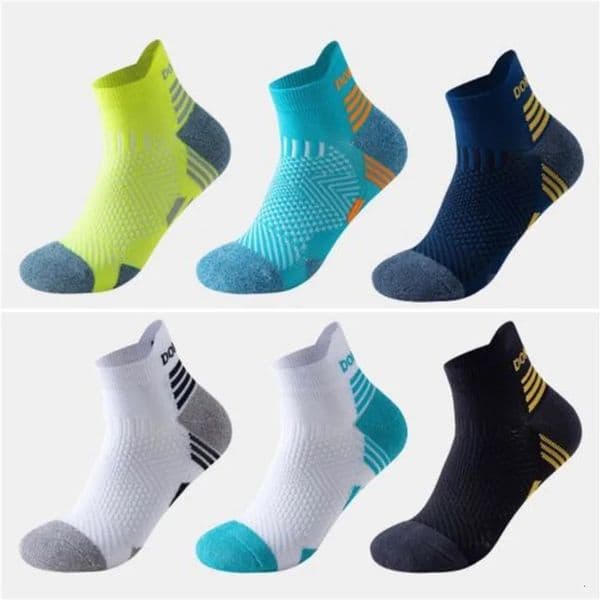2023 Professional Marathon Running Sock Men Women Sports Fitness Thickened Cushioned Short Tube Low Cut Boat Ankle Socks 250915BANJIA