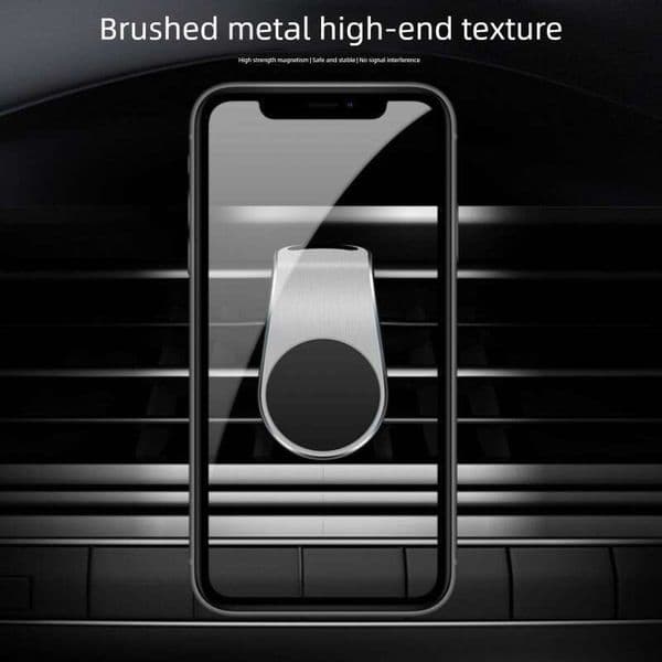 Magnet F3 Car Air Vent Phone Holder L Bracket Universal 360° Rotation Strong Magnetic Stable Mount