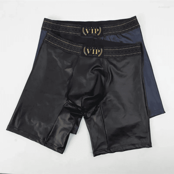 Underpants Solid Color Men's Underwear Extended Boxer Fitness Sports Boxers Large Bag D2531