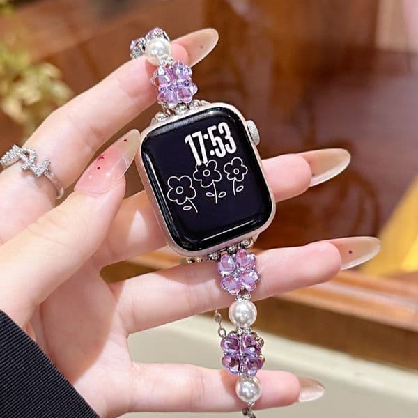 Luxury Bracelet for Apple Watch Series11/10/9/8/7/42mm 46mm 44mm 45mm 49mm Diamond Watch Band for Iwatch Ultra/2/3/6/5/4 Accessories