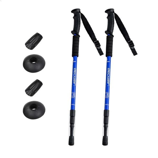 2026 outdoor New Aluminum Alloy Trekking Poles Ultralight Adjustable No Slip Nordic Walking Sticks Adult Hiking Canes Telescopic Alpenstock Free Shipping