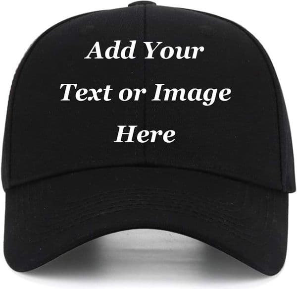 Custom Baseball Cap with Your Text,Personalized Adjustable Trucker Caps Casual Sun Peak Hat for Gifts
