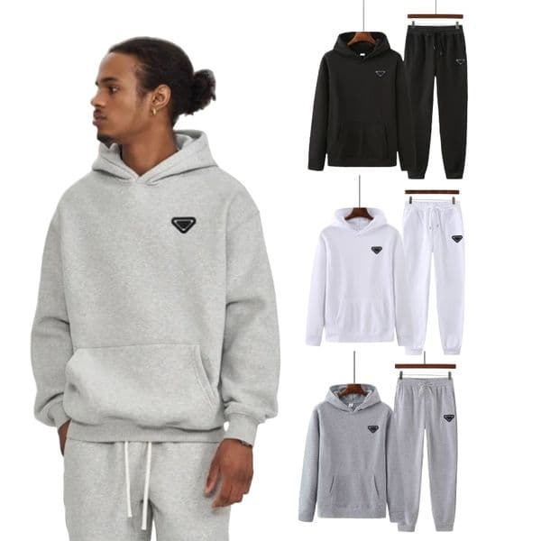 Designer Tracksuit Brands Men's and Women's Two Pieces Pants Sportswear Outfit High Neck Hoodies Sweatpants Sweatshirt Pants Tracksuit 2025 Streetwear Casual Suit