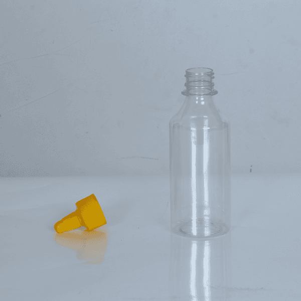 Food packaging, polyester wide mouth bottle (280mL), plastic, bottle, packaging bottle, container, storage.