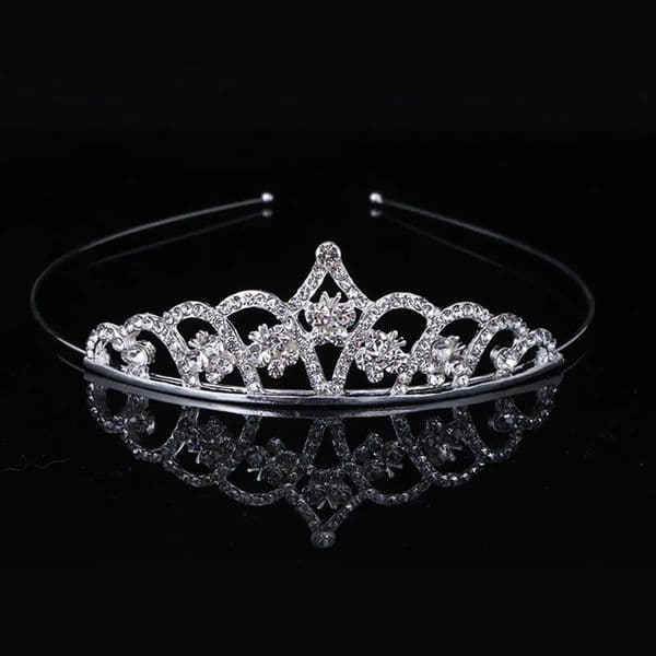 Exquisite Princess Crystal Tiara Crown Headband Children Girls Love Bride Prom Wedding Party Accessories Jewelry Gifts 250916BJ