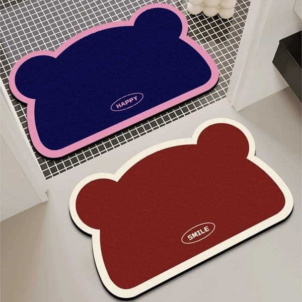 Floor mat bathroom waterabsorbing soft diatom mud household nonslip foot mat toilet entrance door kitchen carpet mat Z250917