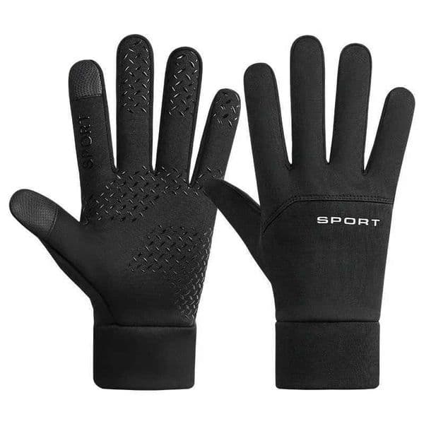 Autumn and Winter Ski Gloves with Fleece Warm and Antislip Singlesided Gloves for Food Delivery Riders Driving Z250917