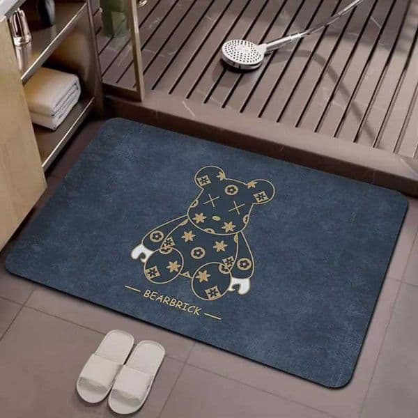 VIKAMA Cartoon Diatom mud Kitchen Bathroom Floor Mat Entry Door Carpet Porch Balcony Corridor NonSlip Rugs Home DecorBlanket Z250917