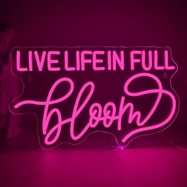 Neon light adjustable brightness artistic LED wall decoration is suitable for homes, yoga studios,