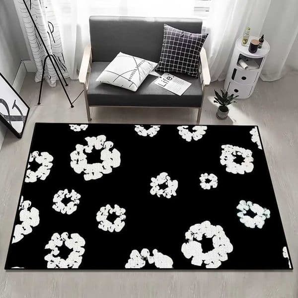 small TTears carpet AntiSlip Kitchen Bedroom fashion DDenim Handmade Tufted Rug Luxury Living Room Entrance Decoration Z250917