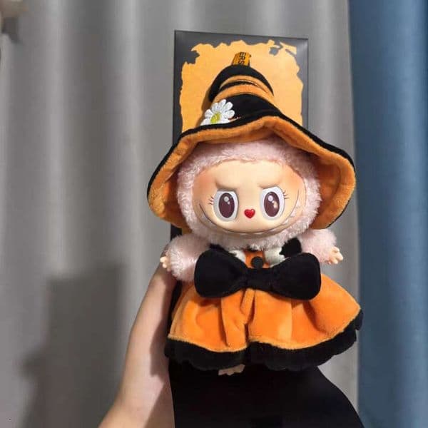 Halloween Gift Weird Carnival Mokoko Magic Of Pumpkin 22Cm Labubu Plush Doll Pendant