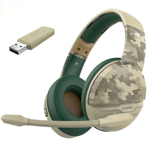 headphones G08 Dual Headset With Microphone For Ps5, Ps4, Pc, Mobile, Tablet: 2.4Ghz Wireless Gaming noise cancelling headphones