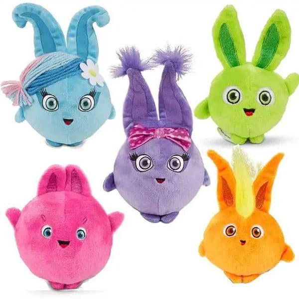 5pcs Lovely Rainbow Sunny Bunnies Stuffed Animal Rabbit Toys Girl Plush Doll for Girls Boys Gifts BirthdayXJ250916 T260529