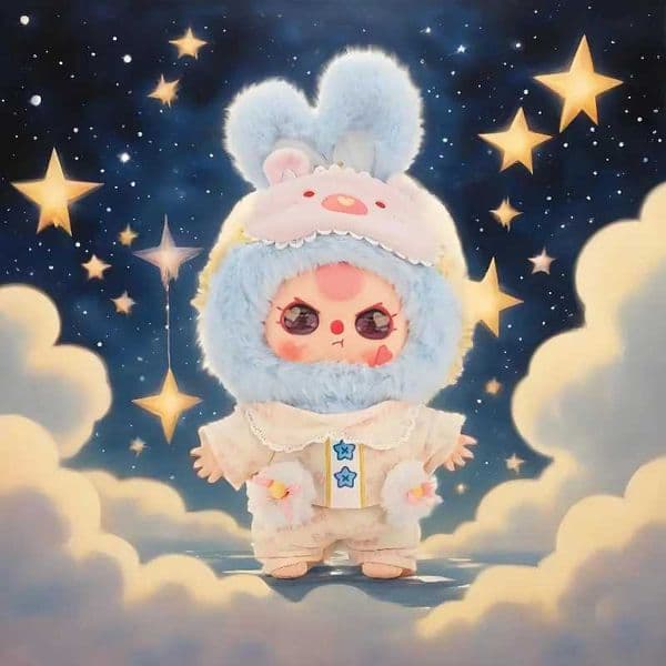 Baby Three Sweet Dream 400 Series Plush Blind Box Vinyl Face Large Doll Desktop Decorative Mystery Box Kids Toys Birthday Gift C251106
