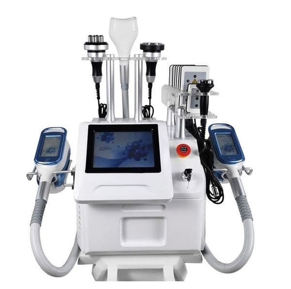 7 in 1 360 Cryolipolysis Fat Freezing Machine with 40K Cavitation, RF, Vacuum, Lipo Laser Slimming Beauty Device for Body Sculpting, Celluli