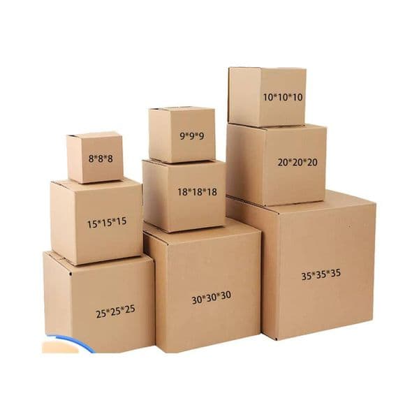 Heavy Duty Corrugated Carton Kraft Paper Packaging Carton, Used for and Industrial Purpose