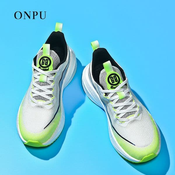 ONPU Lightweight Soft Sole Breathable Designer Luxurious Casual Running Shoes Trendy Couple Outdoor Sports Shoes Anti Slip Mesh Shock-absorbing Sneakers