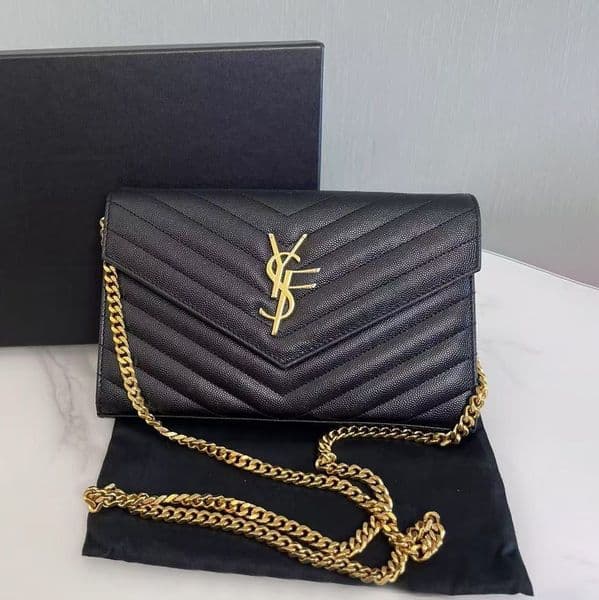 Designer Bag Shoulder Bags Purse Women Classic Handbag Ladies Designer Messenger Underarm Bag Lady Purse Brown Wallet Letter with bag new design metal chain bag .