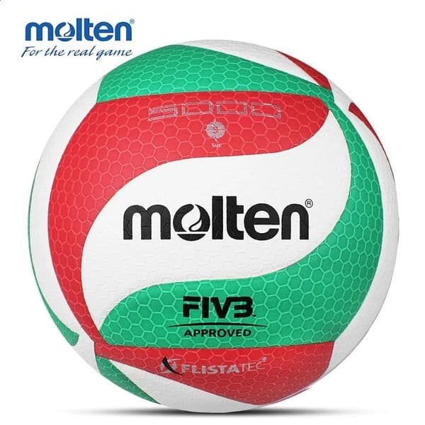 Molten Volleyball Size 5 Volleyball PU Ball for Students Adult and Teenager Competition Training Outdoor Indoor FLISTATEC 250918BJ