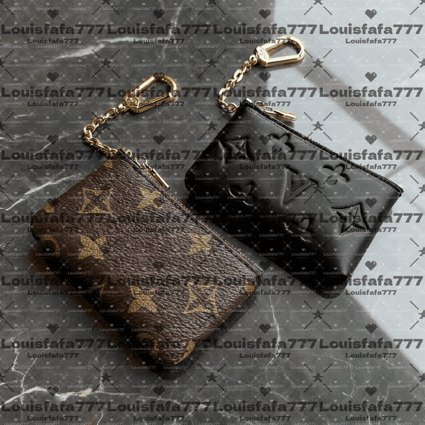12A designers luxurys Purses KEY POUCH POCHETTE CLES Women Mens Key Ring Credit Card Holder Coin Purses Mini Wallet Bag with box and dustbag M62650 M80879