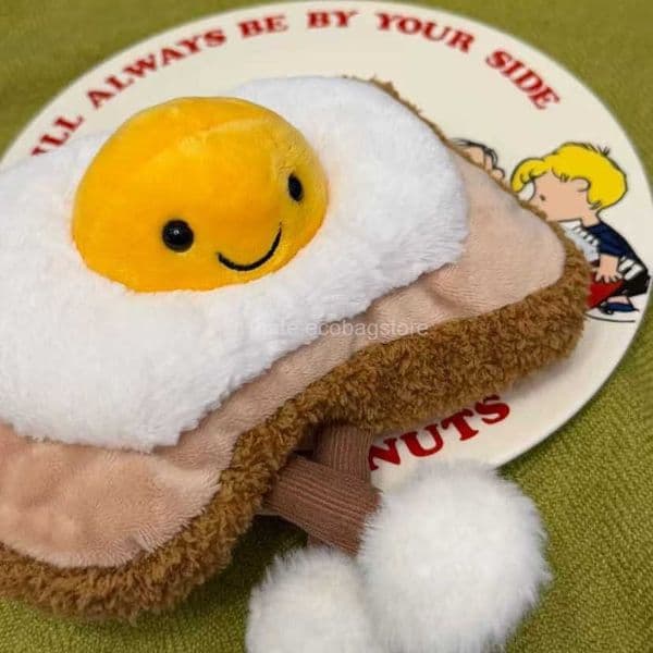 Movies & TV Plush toy jc Fun Egg Nest Toast Plush Toy Companion Doll