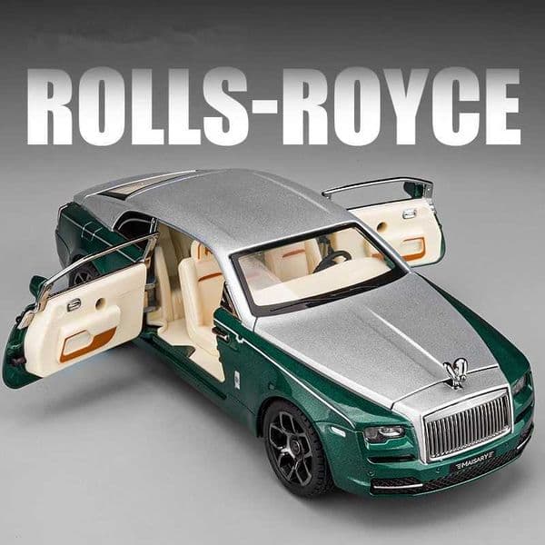 122 Rolls Royce Wraith Alloy Car Model Diecasts Metal Toy Luxy Car Model Collection Simulation Sound and Light Childrens Gifts R250918