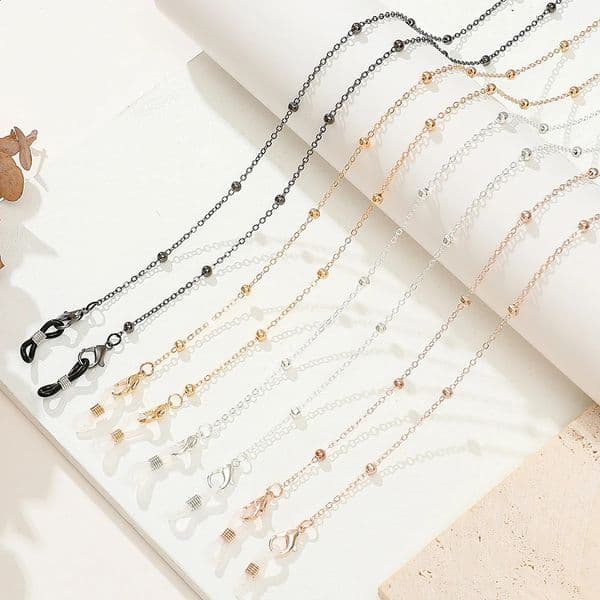 Fashion Glasses Beaded Chain For Women Summer Daisy Flower Beads Hangs Mask Strap Handmade Necklace Sunglasses Lanyard 250918BJ