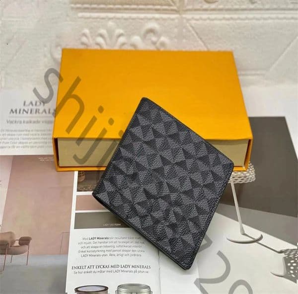 Top-Quality Designer Wallets flower card holder wallet men women short wallet Graffiti leather women purse fashion credit card holder 16 col