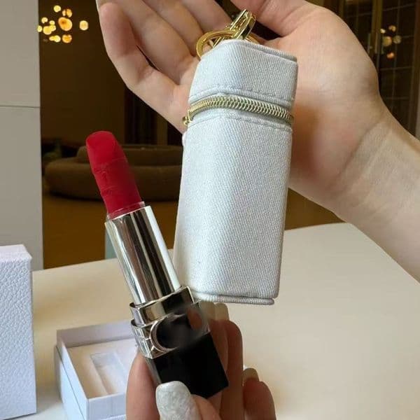 Designer Storage Organizer Bag Holder Pouch With Gift Box Including The Lipstick B5